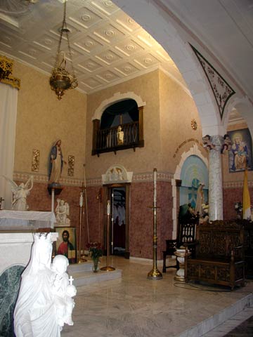 Inside the Mount Carmel Church
