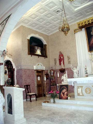 Inside the Mount Carmel Church