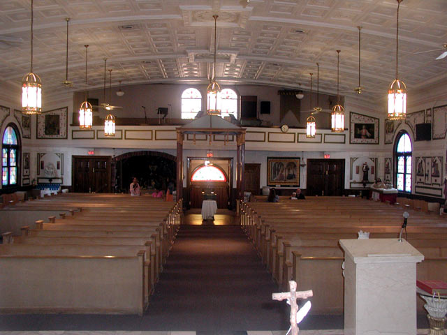 Inside the Mount Carmel Church