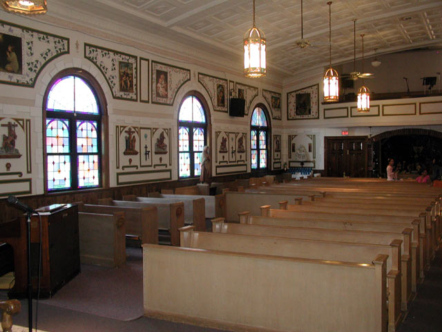 Inside the Mount Carmel Church