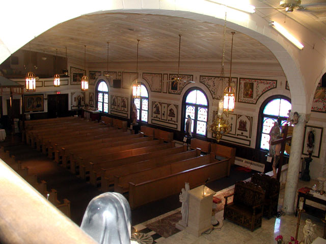 Inside the Mount Carmel Church