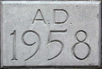 Our Lady of Mount Carmel and Fatima Rectory Cornerstone