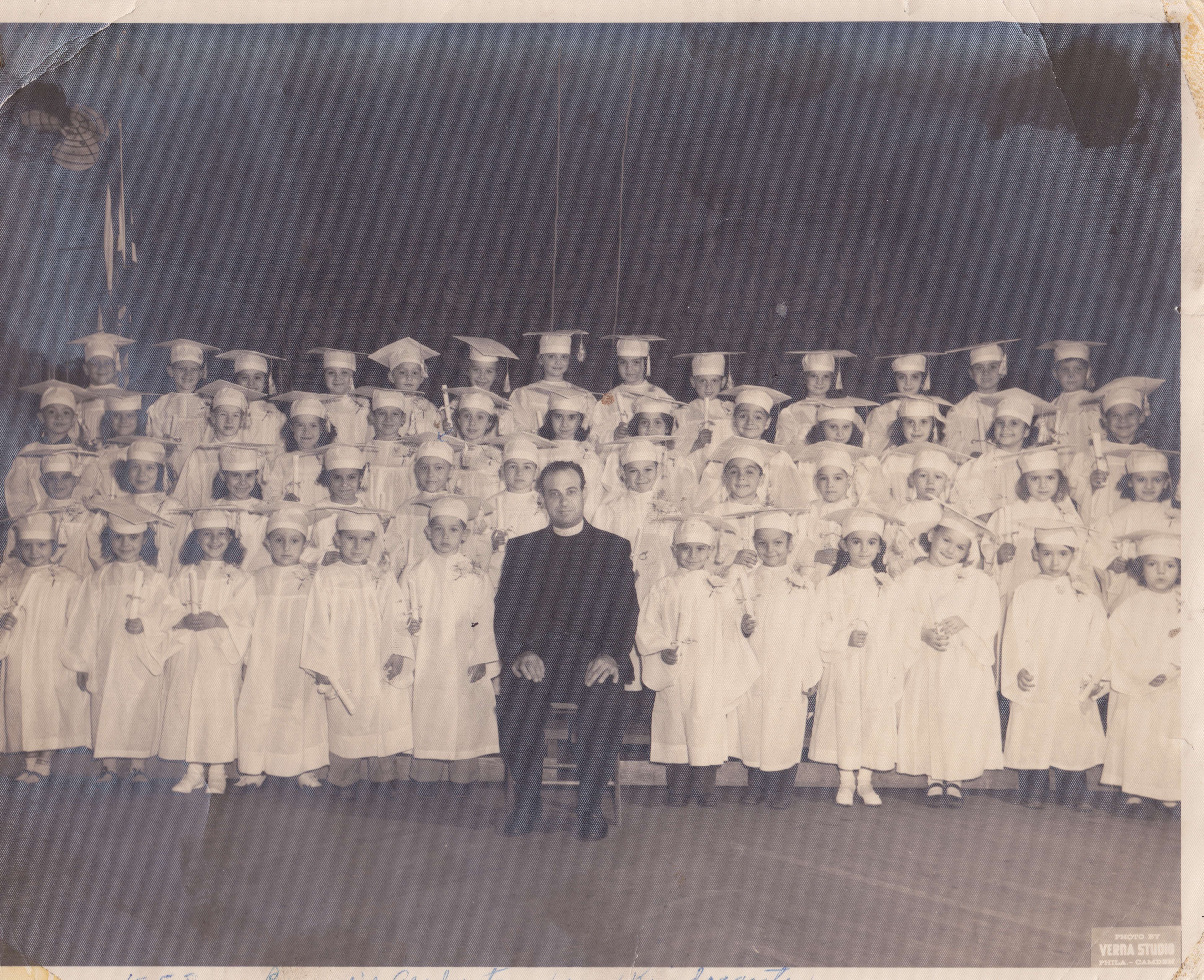 Our Lady of Mt. Carmel School Kindergarten class photo, 1953