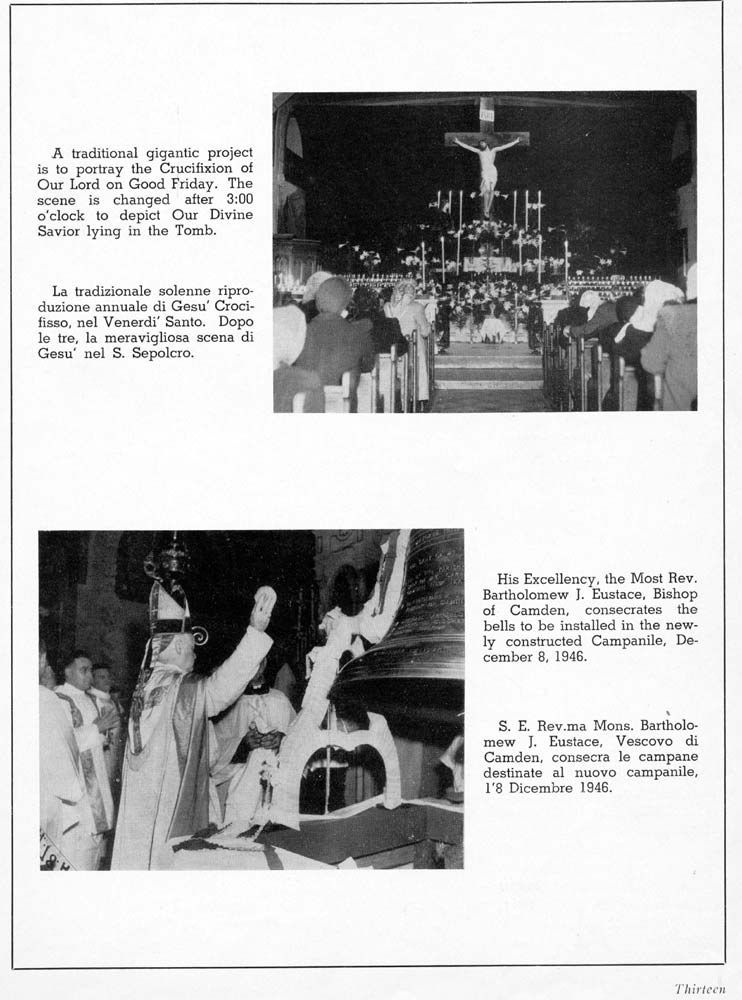 Anniversary book page thirteen