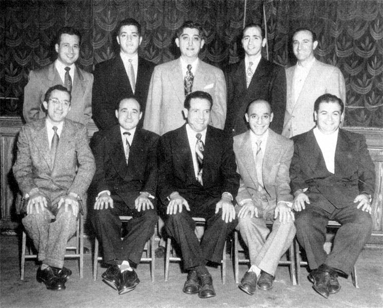 The officers of the Catholic Knights of St. George, Branch 347