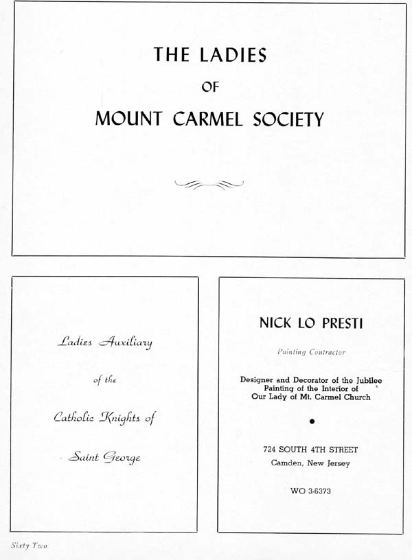 Advertisement page 62