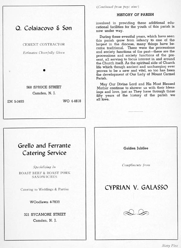 Advertisement page 65