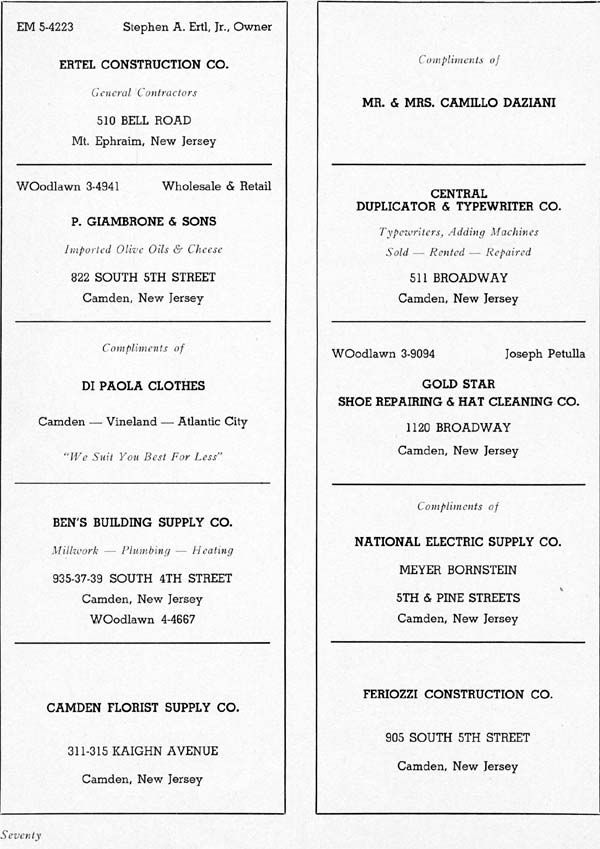 Advertisement page 70