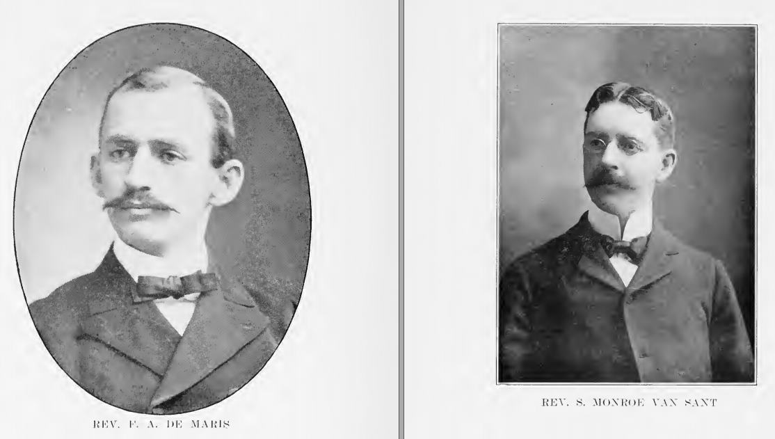 Rev. F.A. De Maris and Rev. S. Monroe Van Sant, State Street Methodist Episcopal Church, Camden, NJ