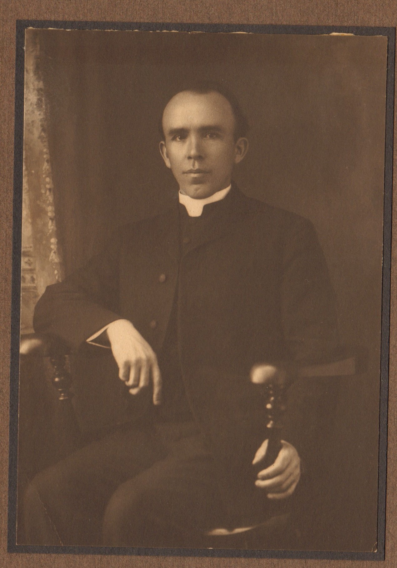 Rev. Anthony C. Shuvlin, rector of St. Joseph's Church, circa 1902