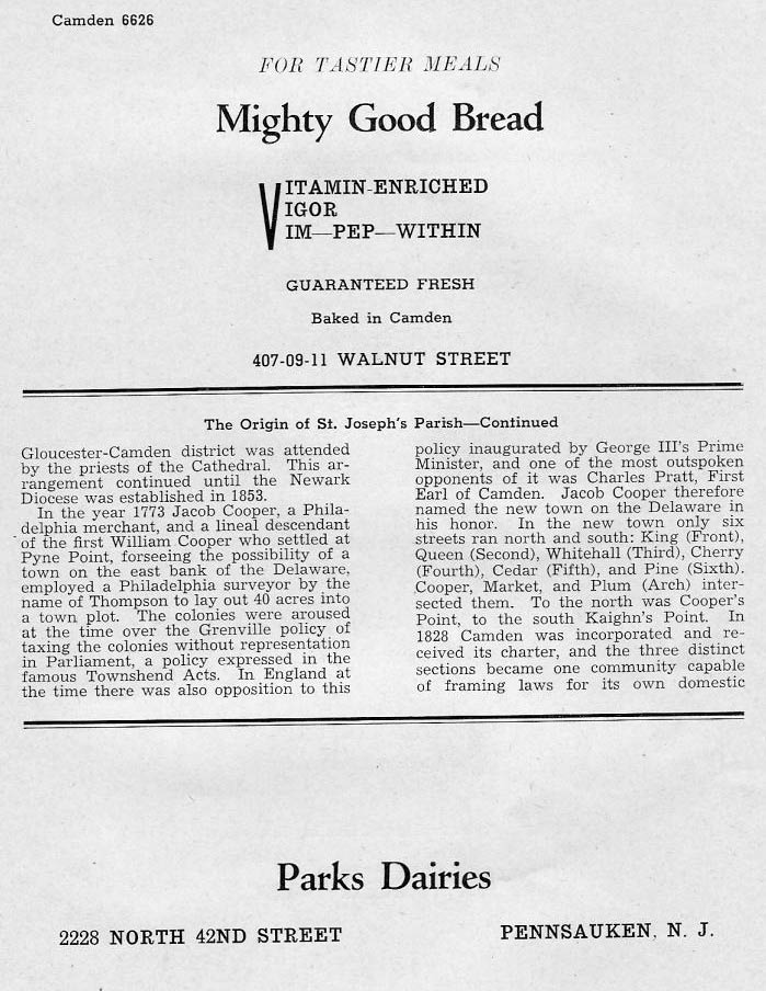 Golden Jubilee Year Book, page 15 — History continued
