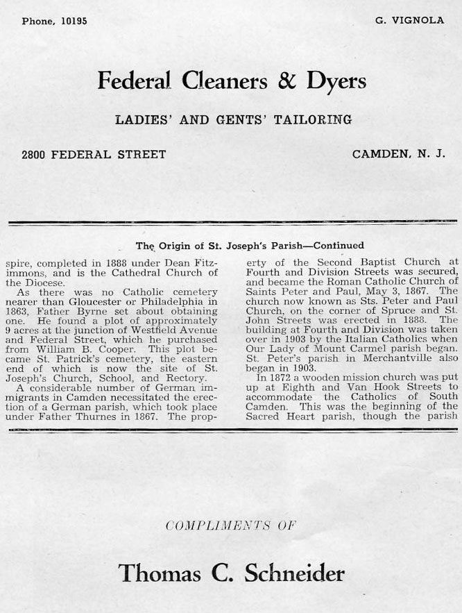 Golden Jubilee Year Book, page 23 — Origin continued