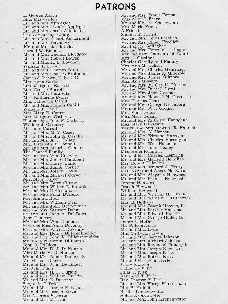 Golden Jubilee Year Book, page 40 — Patrons