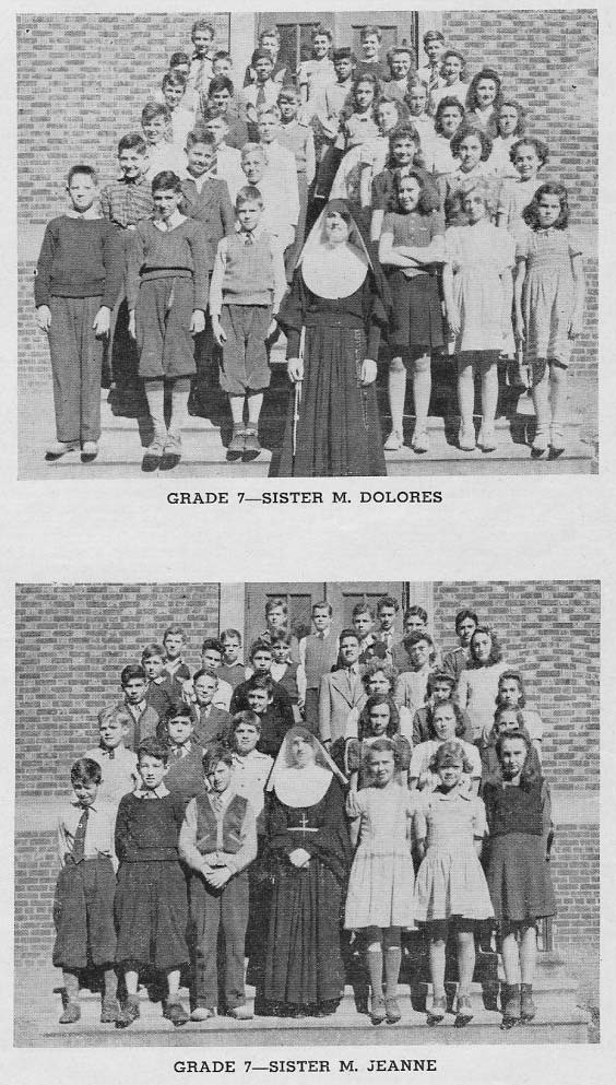 Golden Jubilee Year Book, page 43 — St. Joseph's School students
