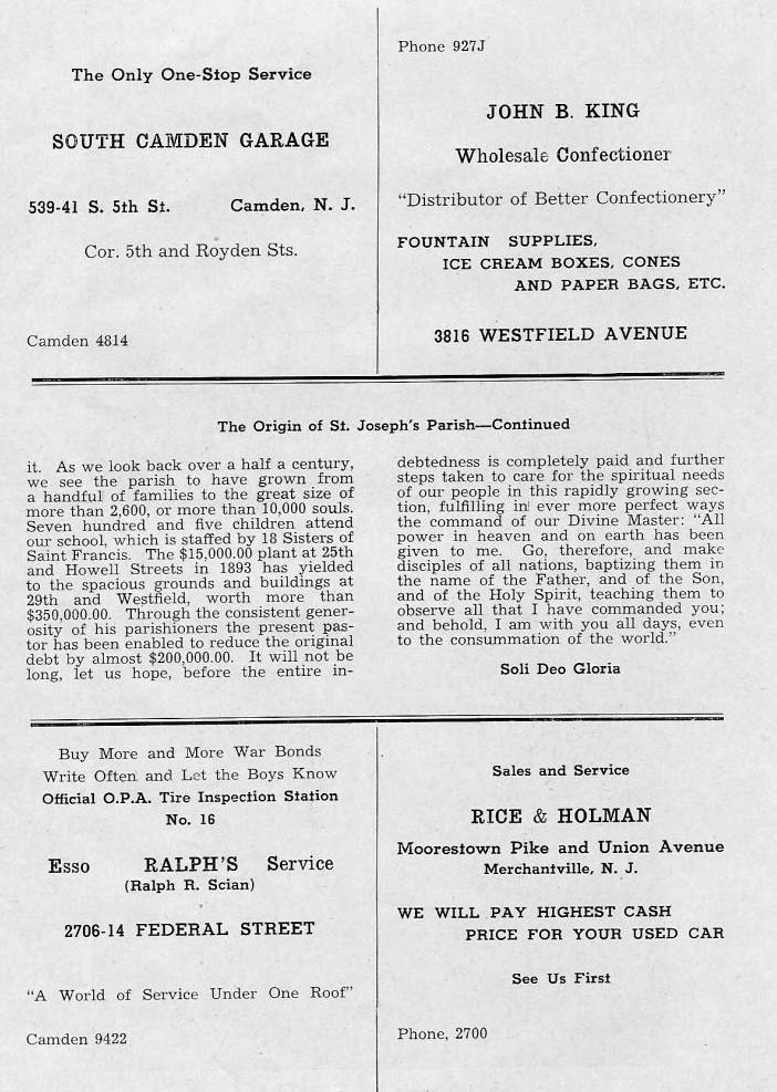 Golden Jubilee Year Book, page 48