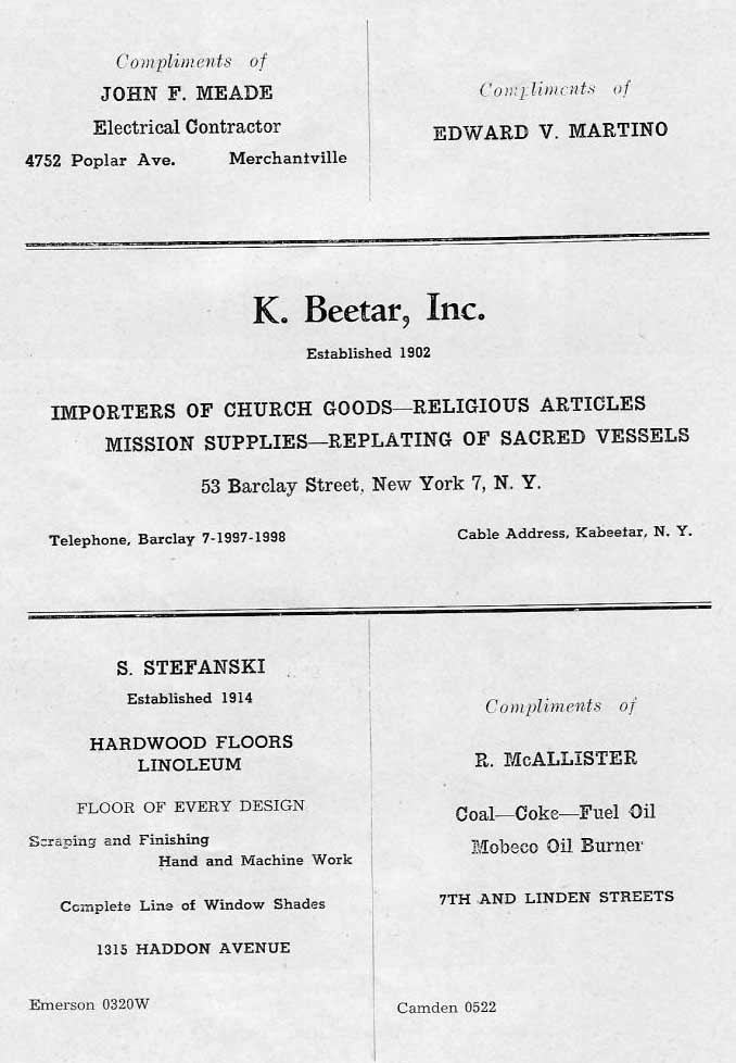 Golden Jubilee Year Book, page 60