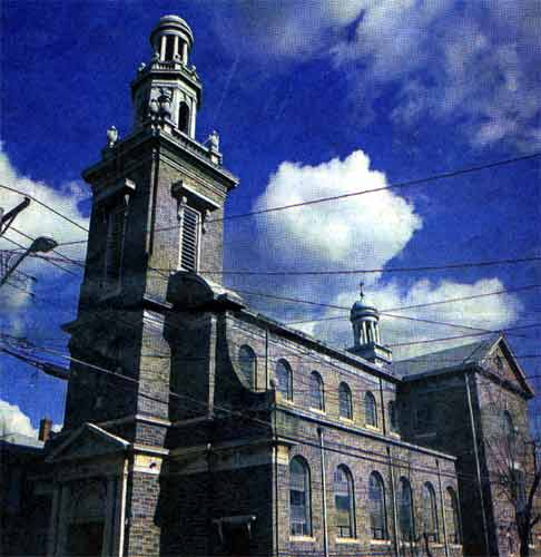 St. Joseph's Polish Catholic Church exterior, Camden NJ, December 2003