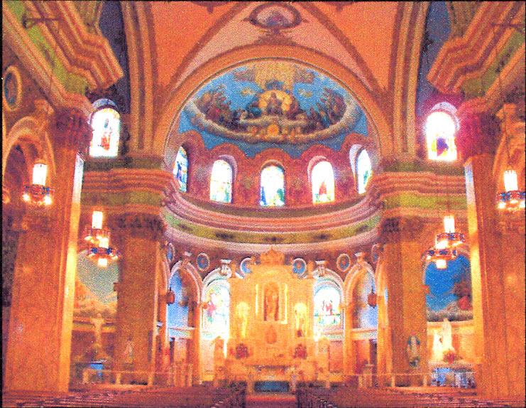 Saint Joseph's Church interior detail, 2008