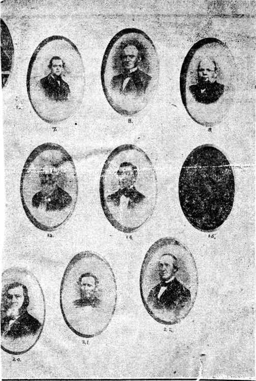 Official Board of First M.E. Church, 1865, portraits 12-22