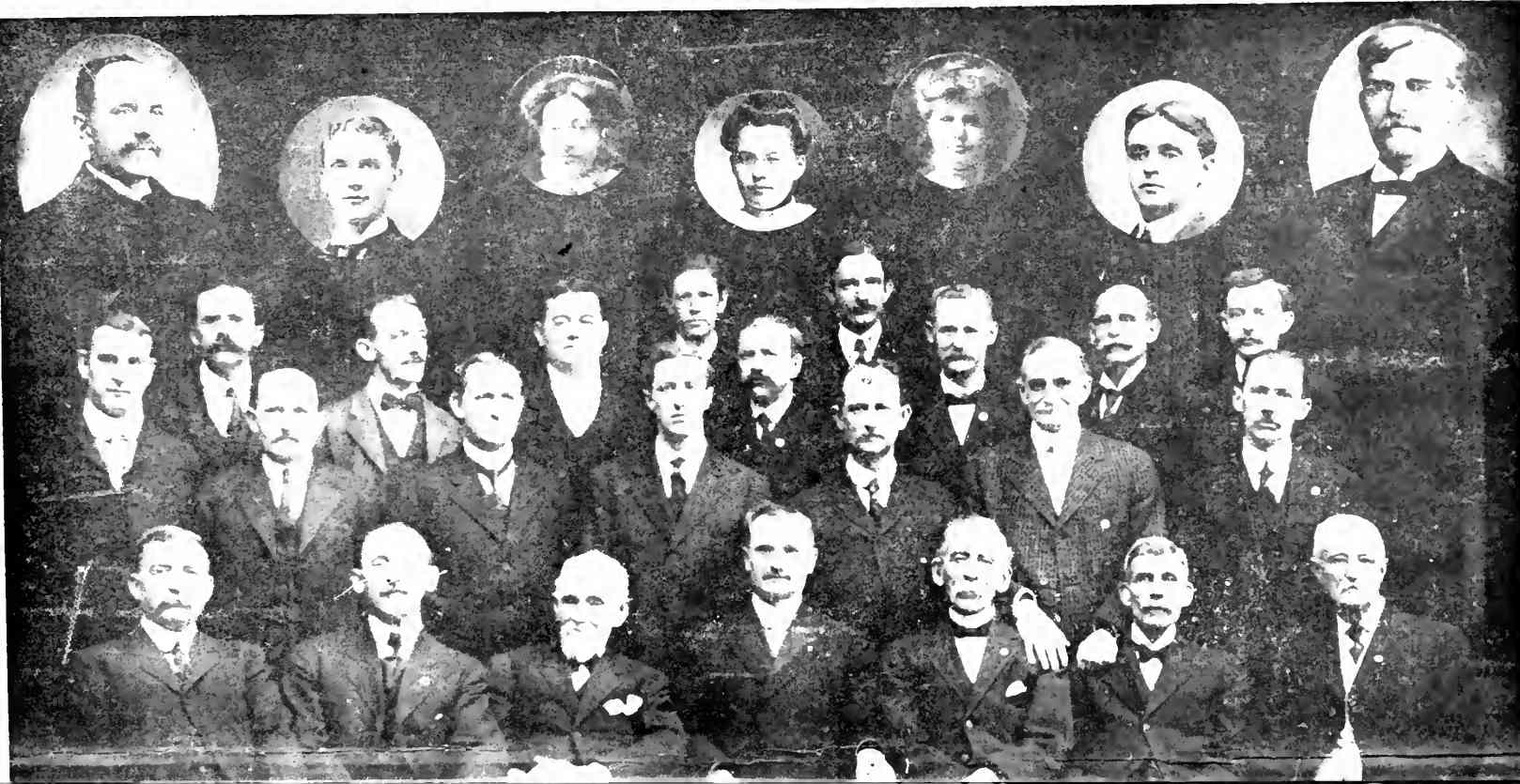 Union Methodist Episcopal Church — Official Board, 1909