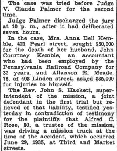 Jury article continuation