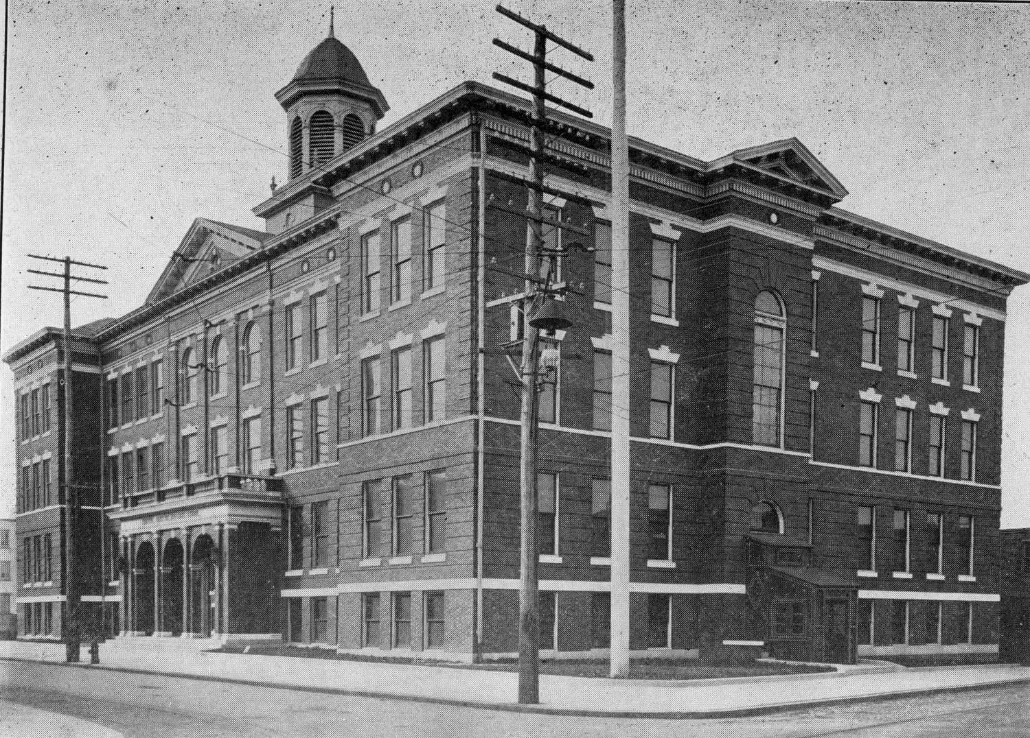 Camden Manual Training and High School building exterior