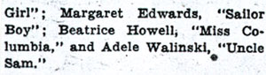 Girls in Costume Present Pageant - Camden Courier-Post, January 8, 1938
