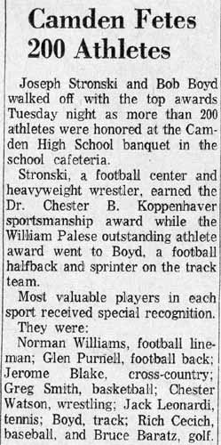 Camden Courier-Post May 19, 1964 - Dr. Chester B. Koppenhaver and William Palese