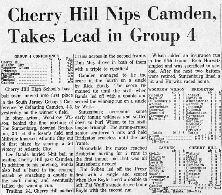 Camden Courier-Post May 19, 1964