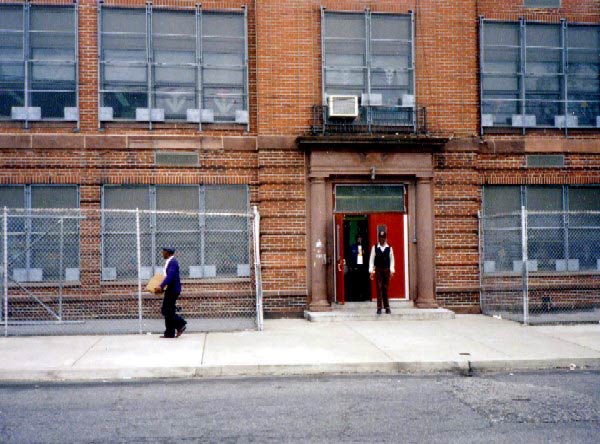 Side entrance at Parkside School