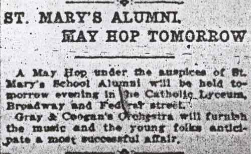 Camden Daily Courier, May 13, 1918 — Gray & Coogan's Orchestra