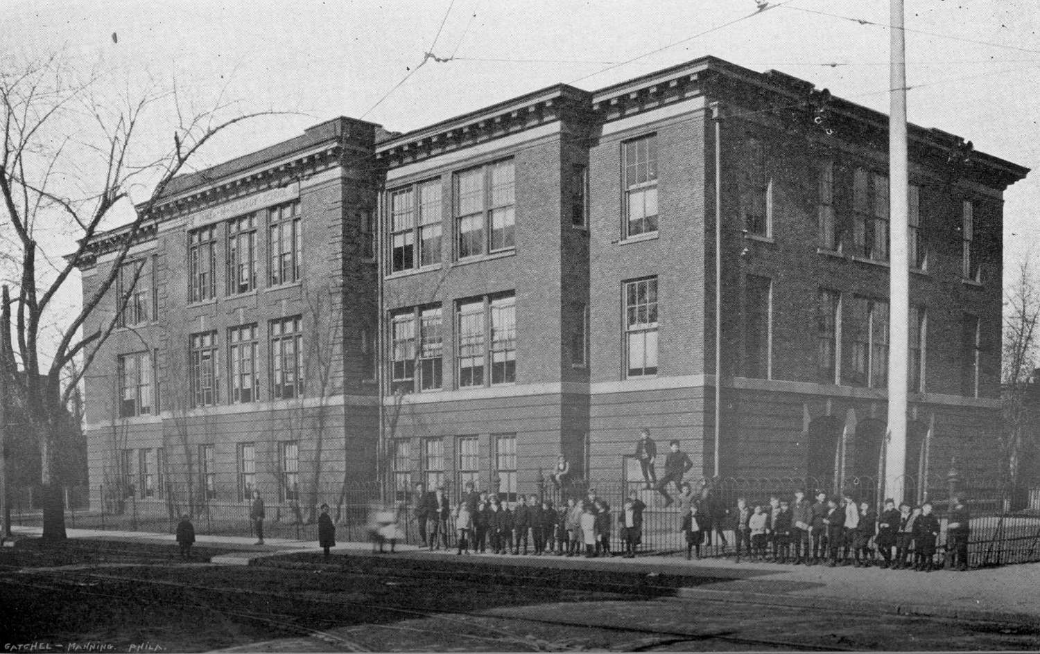 James M. Cassady School building exterior, 3rd Street and State Street, Camden, NJ
