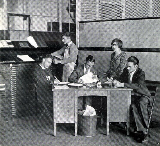 Vocationalite staff photo, June 1930