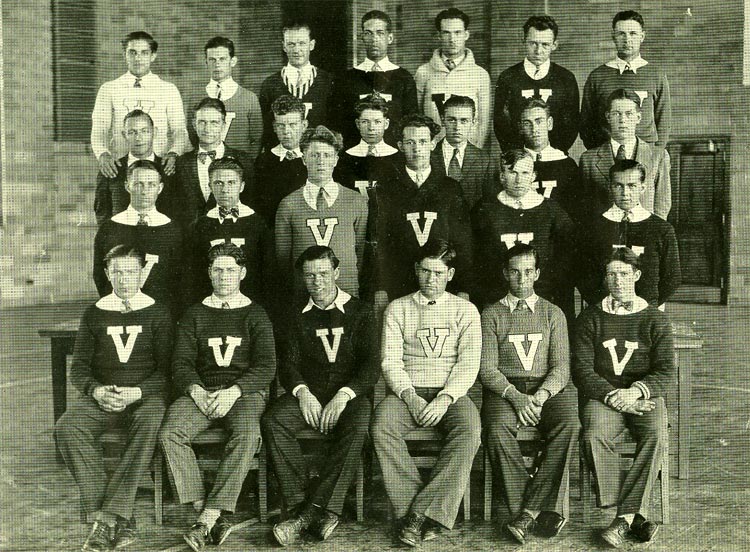 Lettermen of Camden County Vocational School, 1929 and 1930