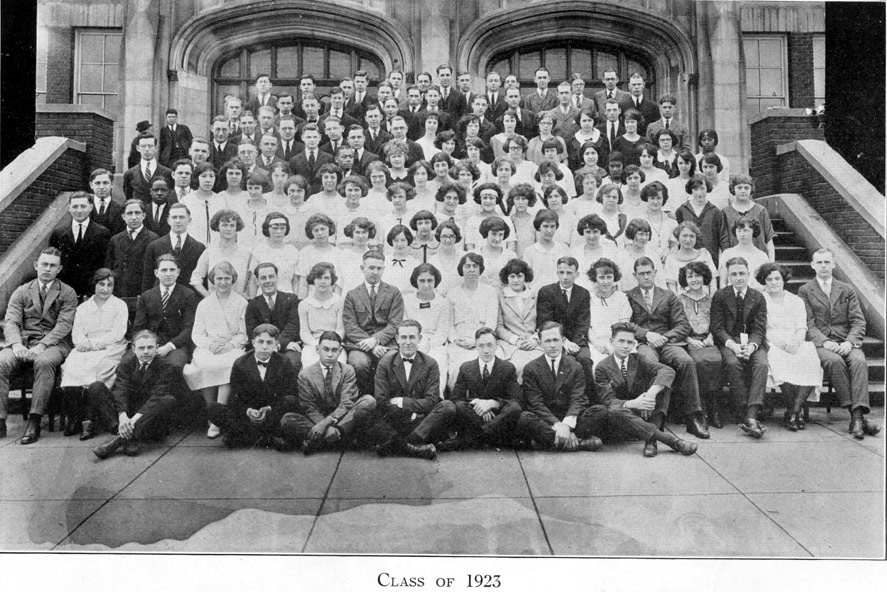 Camden High School 1923 yearbook page 8 — Class of 1923