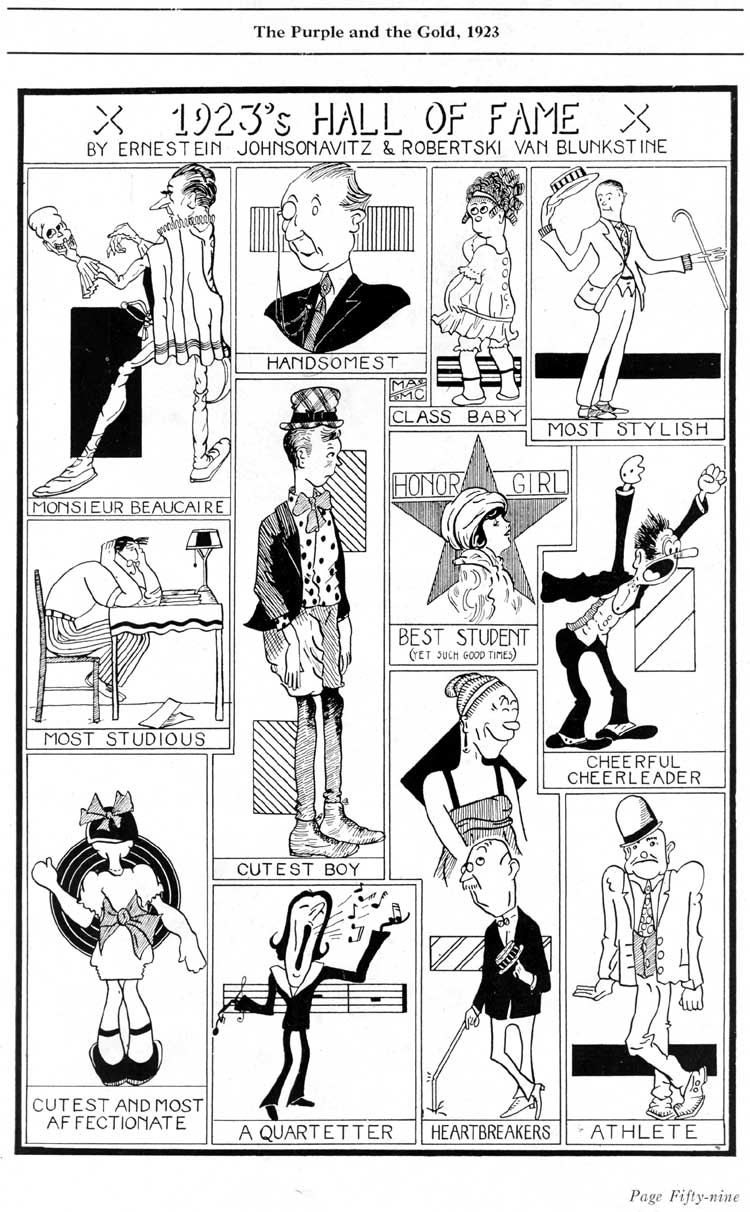 Camden High School 1923 yearbook page 59