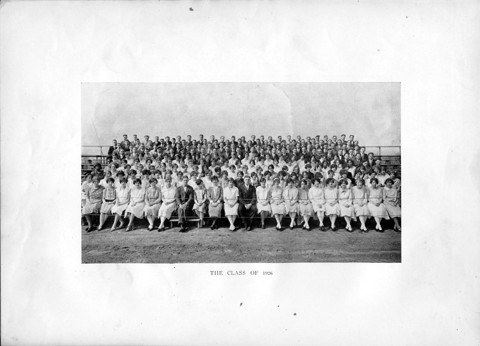 Class of 1926, Camden High School group photograph