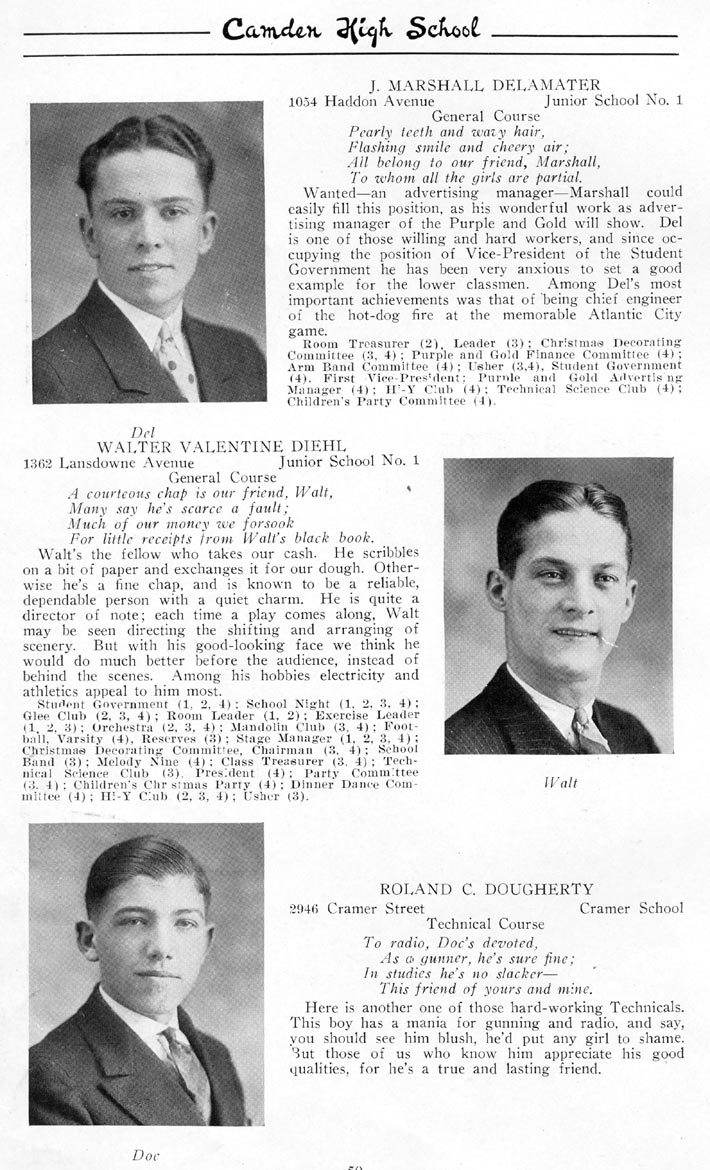 Yearbook page 51, Class of 1926