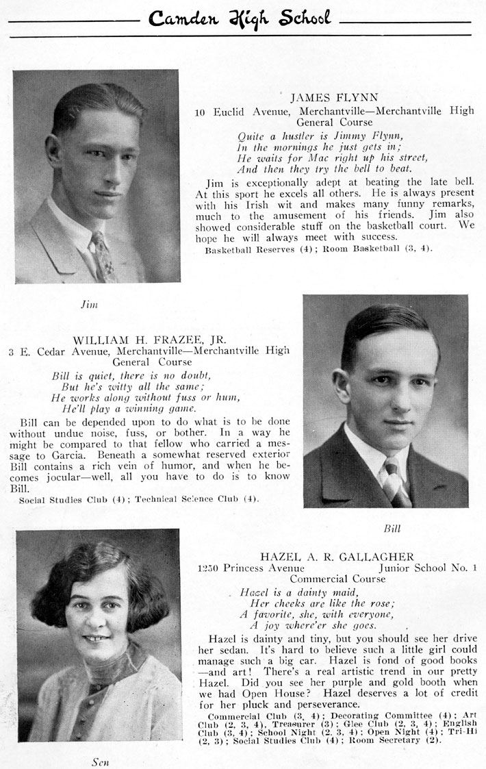 Yearbook page 55, Class of 1926