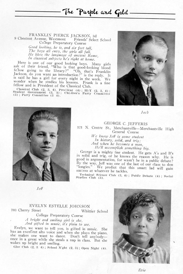 Yearbook page 64, Class of 1926