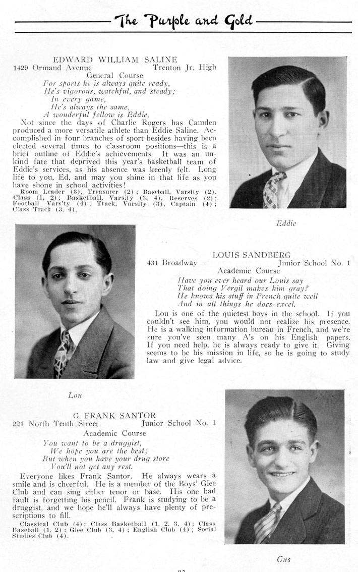 Yearbook page 84, Class of 1926