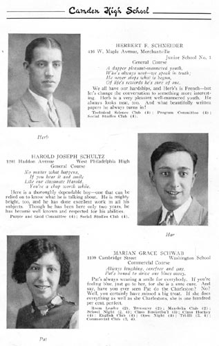 Yearbook page 85, Class of 1926