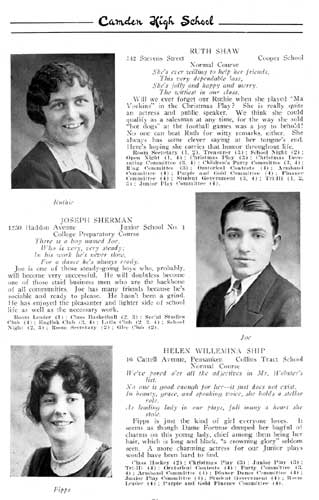 Yearbook page 87, Class of 1926