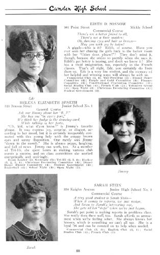 Yearbook page 89, Class of 1926