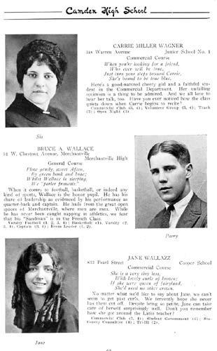 Yearbook page 93, Class of 1926