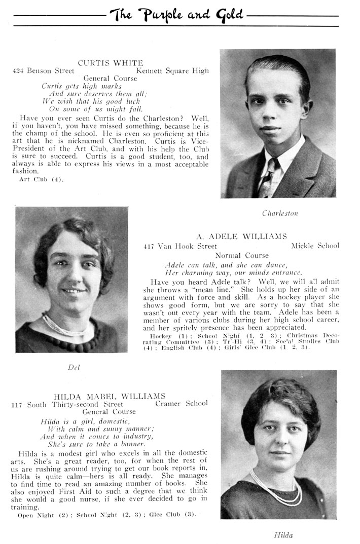 Yearbook page 96, Class of 1926