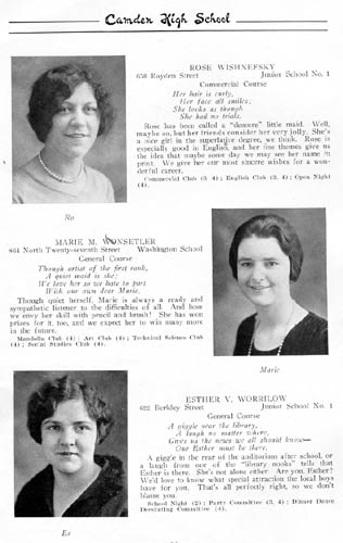 Yearbook page 97, Class of 1926