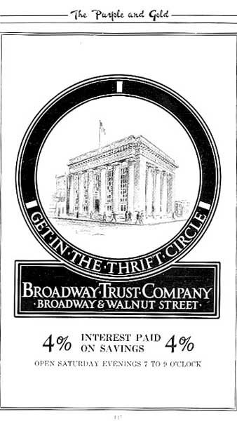 Advertisers page 117, Class of 1926 yearbook