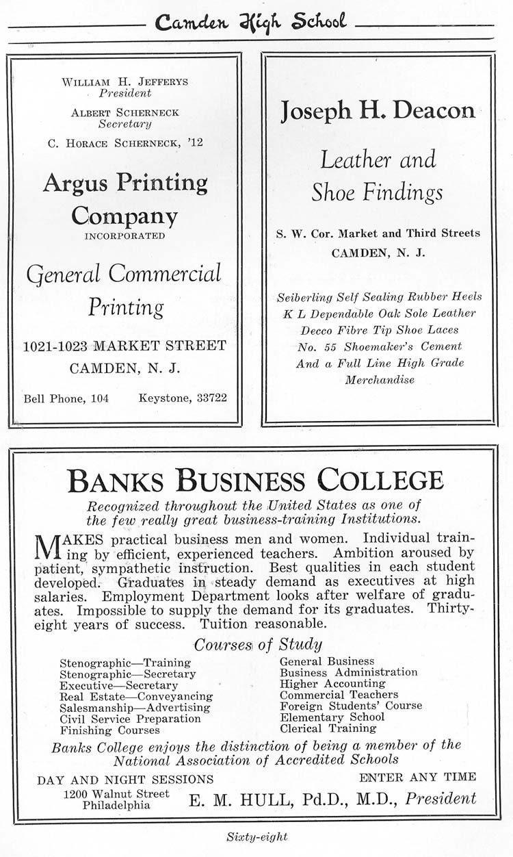 Advertisers page 67