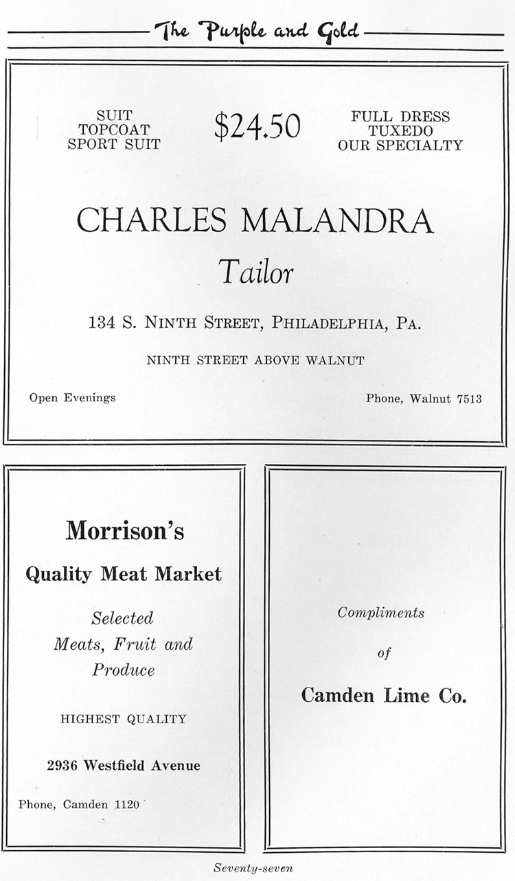 Advertisers page 77